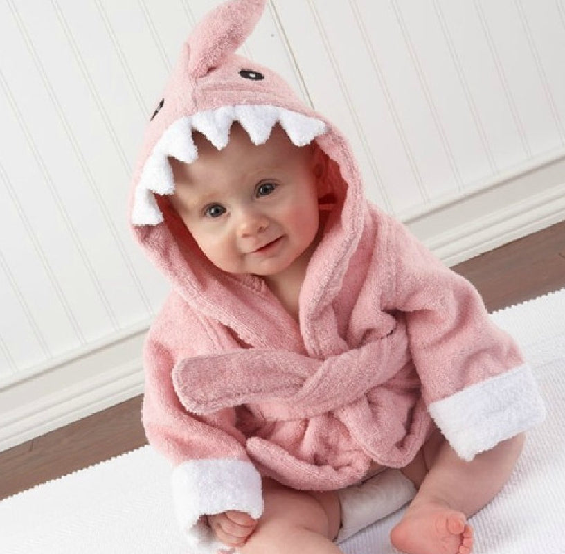 Cartoon Cute Animal Modeling Baby Bath Towels Baby Bathrobes Cotton Children'S Bathrobes Baby Hooded